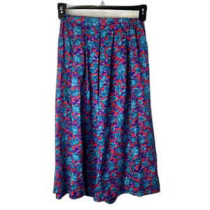Carriage Court Vintage Floral Midi Skirt Size‎ Small